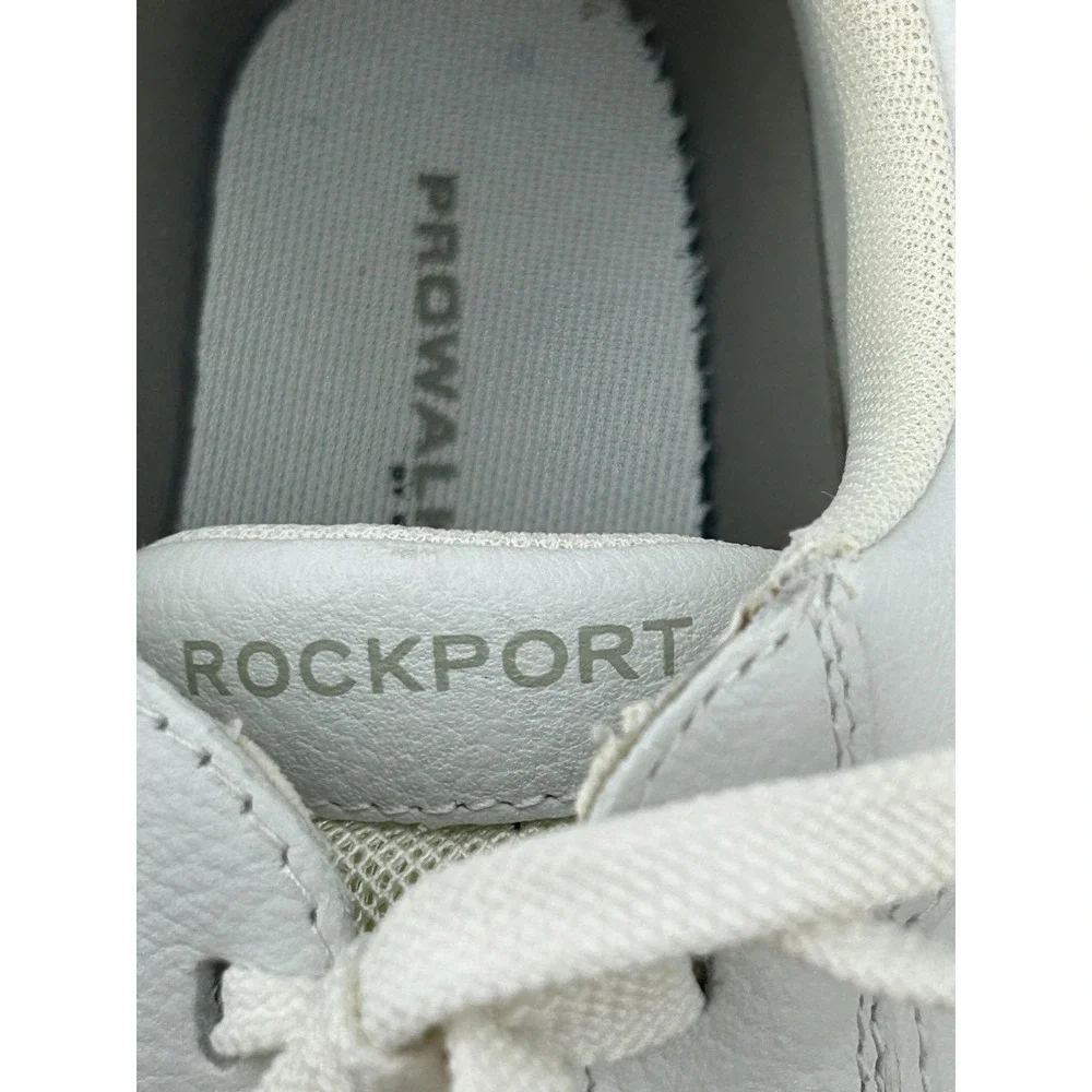 Rockport ProWalker‎ Shoes Mens Size 10M White Leather Walking Comfort Classic